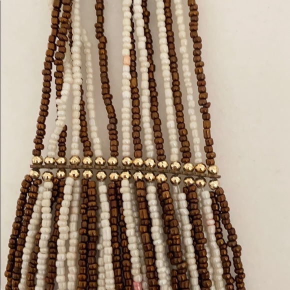 BoHo style multi-strand beaded long necklace - Picture 3 of 7